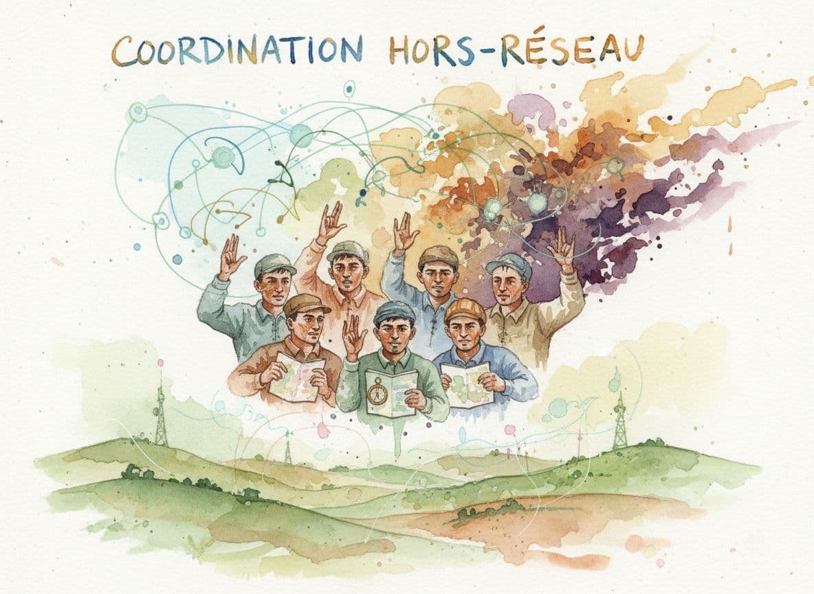 Coordonner des équipes terrain quand les réseaux IP deviennent indisponibles