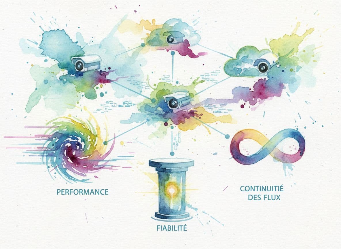 Connectivité pour la vidéosurveillance : fiabilité, performance et continuité des flux