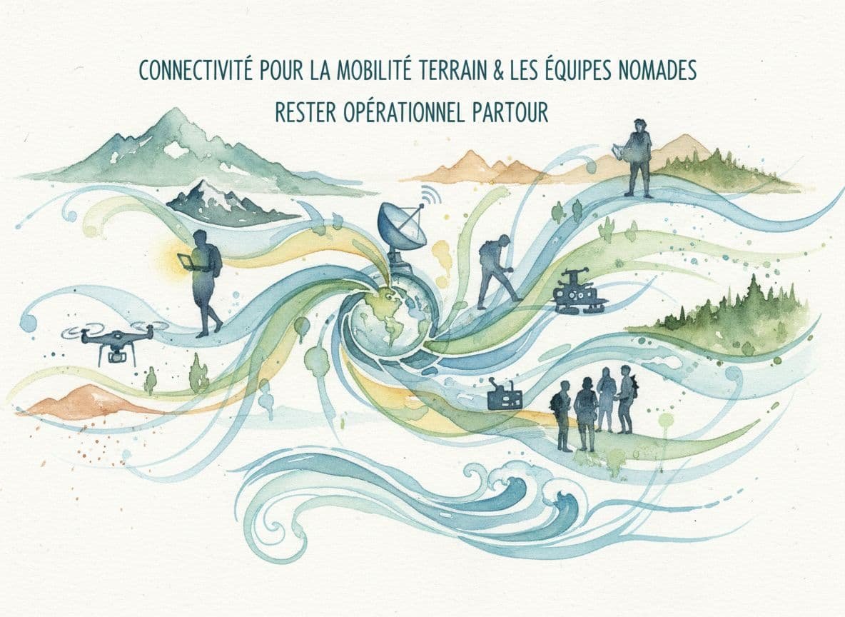 Connectivité pour la mobilité terrain et les équipes nomades : rester opérationnel partout
