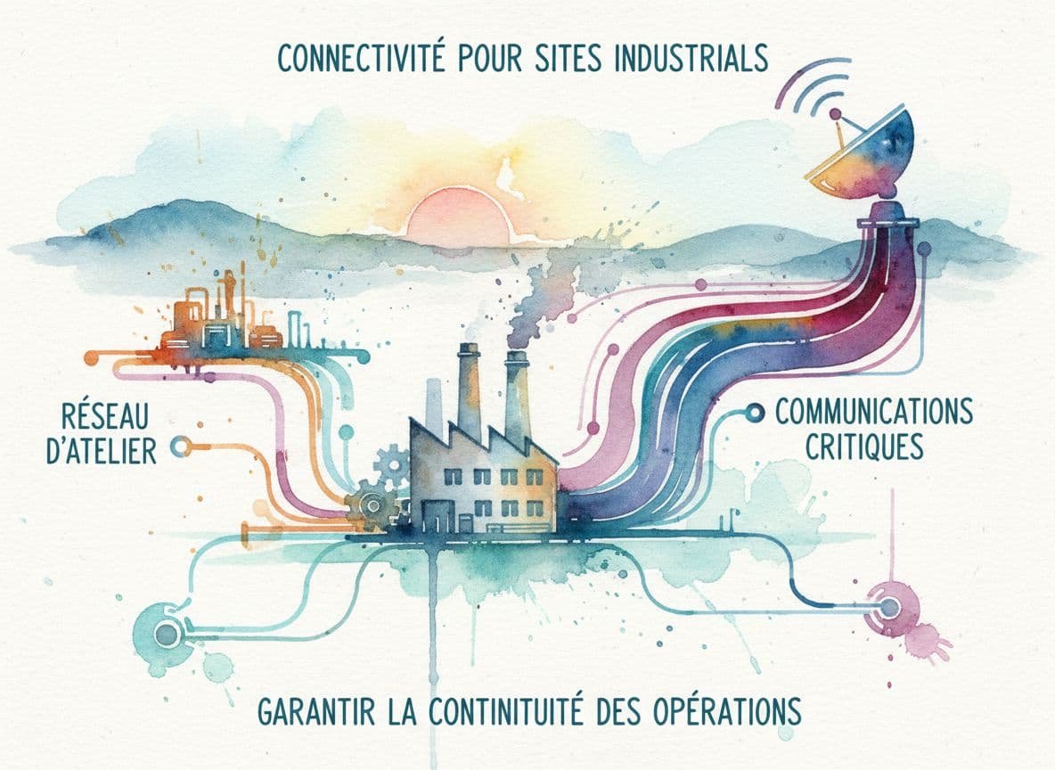 Connectivité pour sites industriels : garantir la continuité des opérations, du réseau d’atelier aux communications critiques