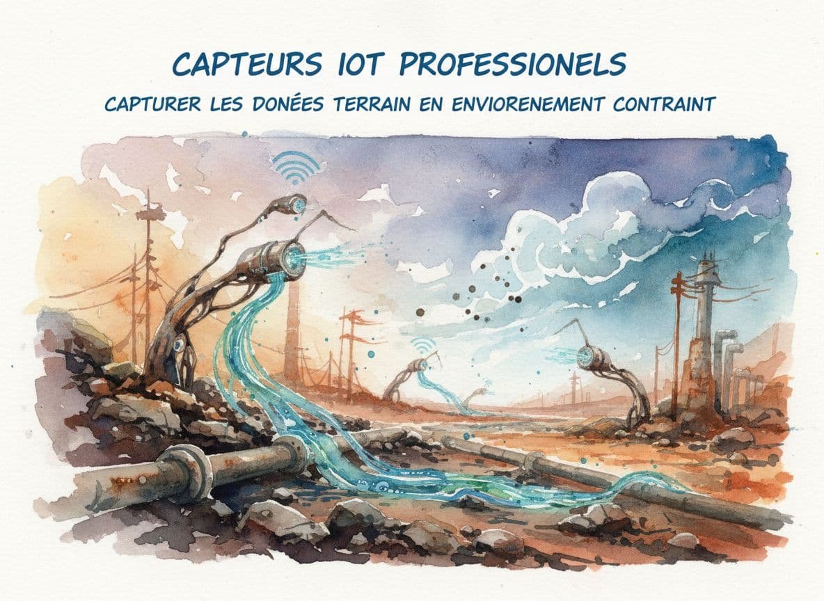 Capteurs IoT professionnels : capter les données terrain en environnement contraint
