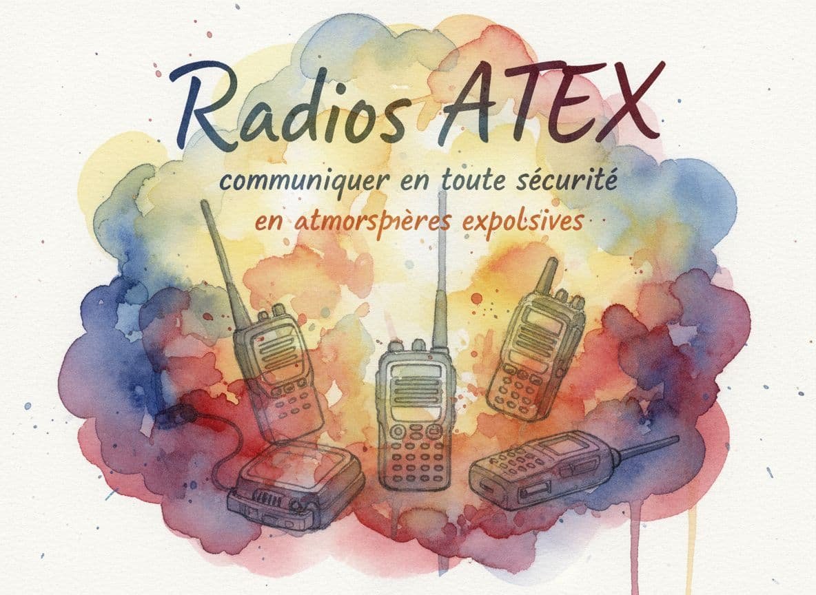 Radios ATEX : communiquer en toute sécurité en atmosphères explosives